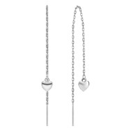 Срібні сережки-протяжки (ВС-618р)