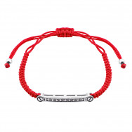 Браслет на нитці з фіанітами (75141б)