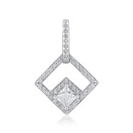 Срібна підвіска з фіанітами (SZDN08769-P/12/1)