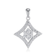 Срібна підвіска з фіанітами (SZDP00374-P/12/1)