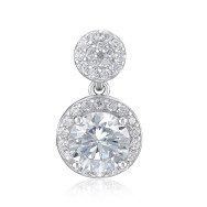 Срібна підвіска з фіанітами (SZDN08836-P/12/1)