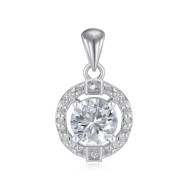 Срібна підвіска з фіанітами (SZDP01867-P/12/1)