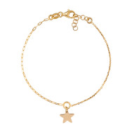 Срібний позолочений браслет (BRT  10603 G-B/20)