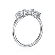 Срібна каблучка з фіанітами (ML13047A-R/12/1)