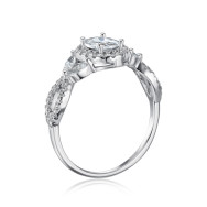 Срібна каблучка з фіанітами (SZDR00210-R/12/1)