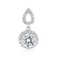 Срібна підвіска з фіанітами (SZDN08814-P/12/1)