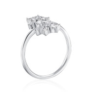 Срібна каблучка з фіанітами (SZDR10426-R/12/1)