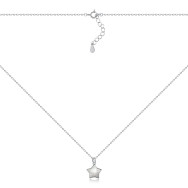 Срібне кольє з перламутром EN00985-K/12/1101