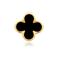  Срібна позолочена підвіска-шарм з емаллю (HE-1366-B-GOLD-P/20/389)