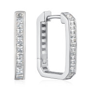 Срібні сережки з фіанітами JB03866-E/12/1