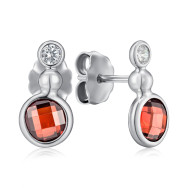 Срібні пусети з фіанітами ORT_9101-E/12/1514