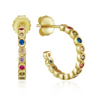 Срібні пусети з фіанітами PDE01695-E/20/4916