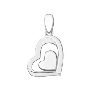 Срібна підвіска Серце (PE40562)