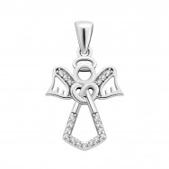 Срібна підвіска з фіанітами (PPS 2126 П.Rh)