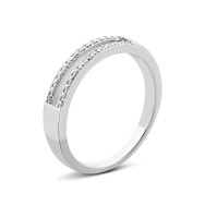 Срібна каблучка з фіанітами (RIV7001-3)