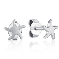 Срібні сережки-пусети Морська Зірочка (SE00927-E/12)