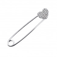 Срібна булавка (7161р-CZ)