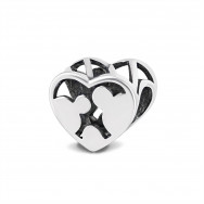 Срібна намистина шарм (2A00519)