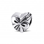 Срібна намистина шарм Серце (2A00188)