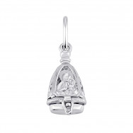 Срібна підвіска-іконка Божої Матері Казанська (П2/015)