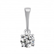 Срібна підвіска з фіанітом (3944р-CZ)