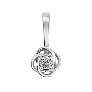 Срібна підвіска з фіанітом (930097б)