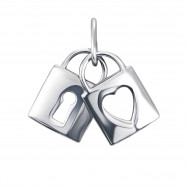 Срібна підвіска Замочок (Г-6053р)