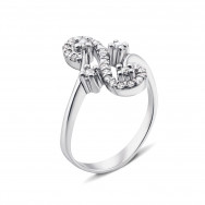 Срібна каблучка з фіанітами (AZ01164/14)