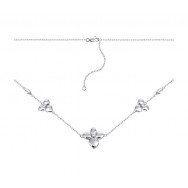 Срібне кольє з фіанітами (500828-Кл.Р)