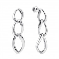 Срібні сережки-підвіски (82784)