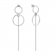 Срібні сережки-підвіски (25012/60)