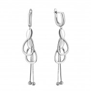 Срібні сережки-підвіски (2E17120)