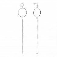 Срібні сережки-підвіски (СК2008)
