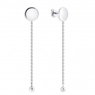 Срібні сережки-підвіски (СП475(2)с)