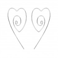 Срібні сережки-протяжки (продевки) (С2/2013)