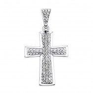 Срібний хрестик (ЛК-0033р)