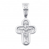 Срібний хрестик. Розп'яття Христове (с31465)