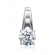 Срібна підвіска з фіанітами Swarovski. (35144/12/1/86)