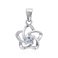 Срібна підвіска з фіанітом (SP00982-P/12/1)