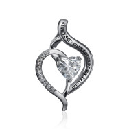 Срібна підвіска з фіанітами (SP06074A-P/12/1273)