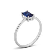 Срібна каблучка з фіанітом (SZDE05875 пер)