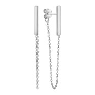 Срібні сережки-підвіски (SZDE10369)