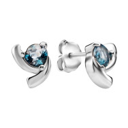 Срібні пусети з лондон-топазом (SZDE75950)