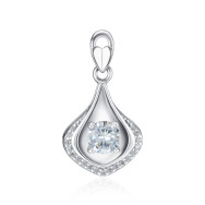 Срібна підвіска з фіанітами (SZDN08728-P/12/1)