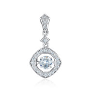 Срібна підвіска з фіанітами (SZDN08767-P/12/1)