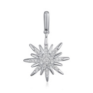 Срібна підвіска з фіанітами SZDP00428-P/12/1