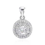 Срібна підвіска з фіанітами (SZDP01791-P/12/1)