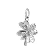 Срібна намистина шарм Квітка з фіанітами (SZDP04981)