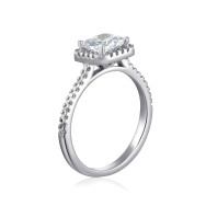 Срібна каблучка з фіанітами SZDR00262-R/12/1