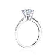 Срібна каблучка з фіанітами (SZDR01153-R/12/1)